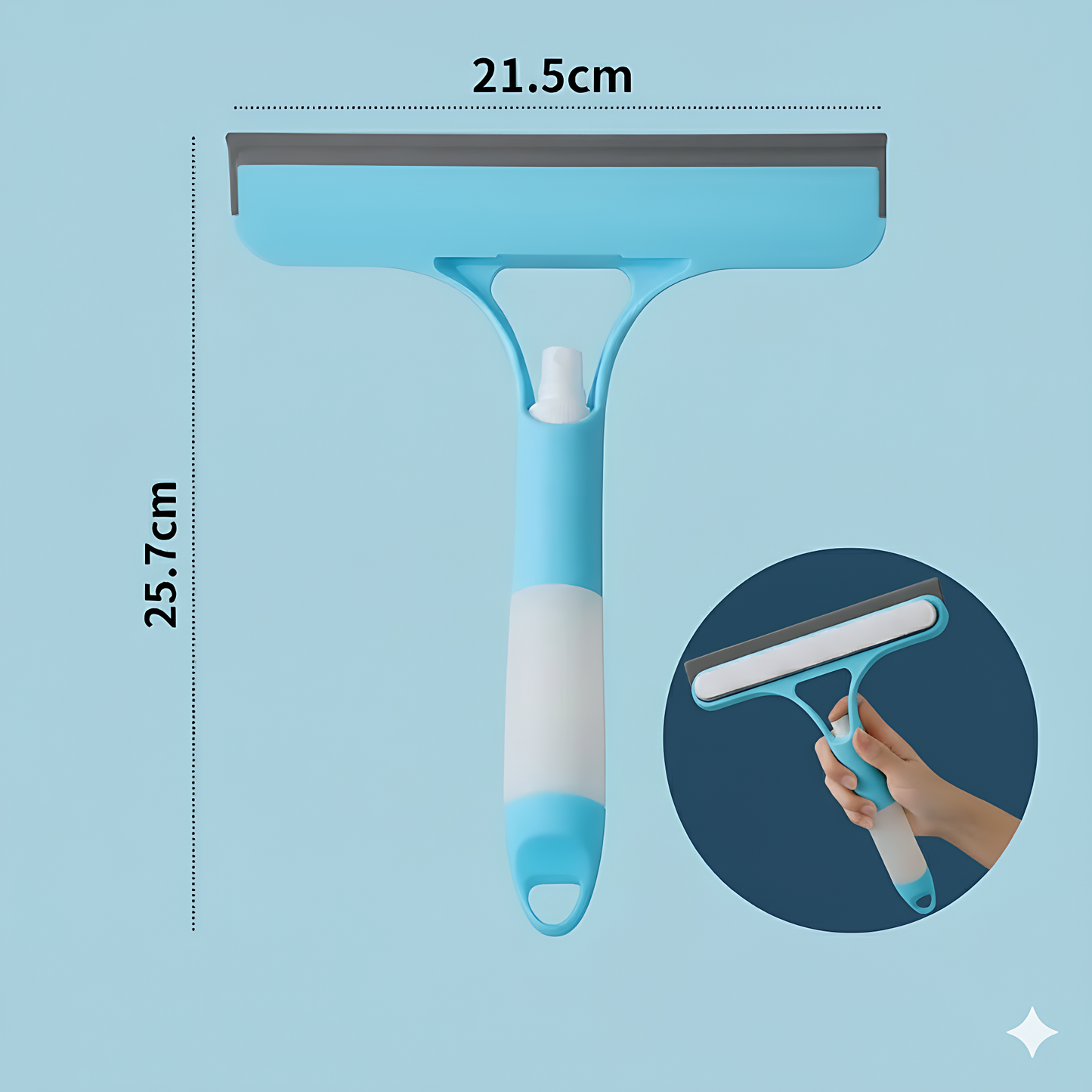 3-in-1 Window Cleaning Squeegee