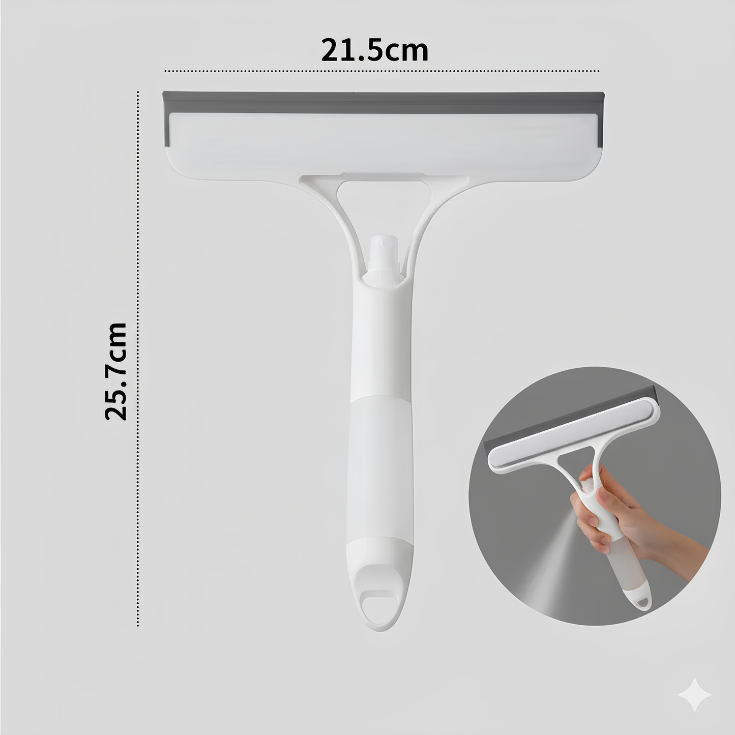 3-in-1 Window Cleaning Squeegee