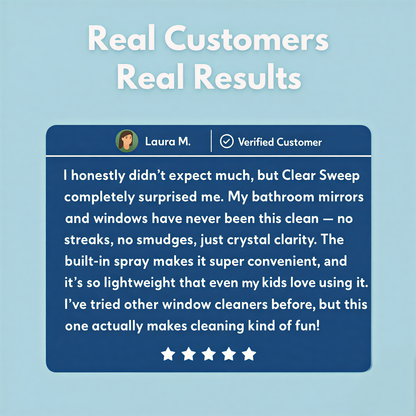 3-in-1 Window Cleaning Squeegee